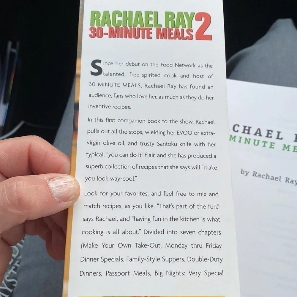 Rachael Ray 30 minute meals cook book 2​​​​​​​​​​​​​​​​ - Picture 3 of 8